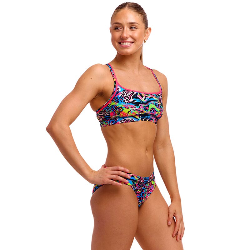 Funkita - Lolly Leopard - Ladies Eco Sports Brief