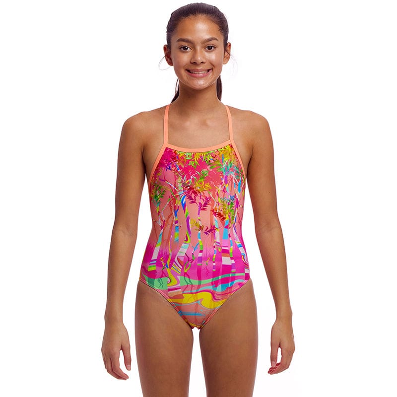 Funkita - Lost Lake - Girls Eco Tie Me Tight One Piece