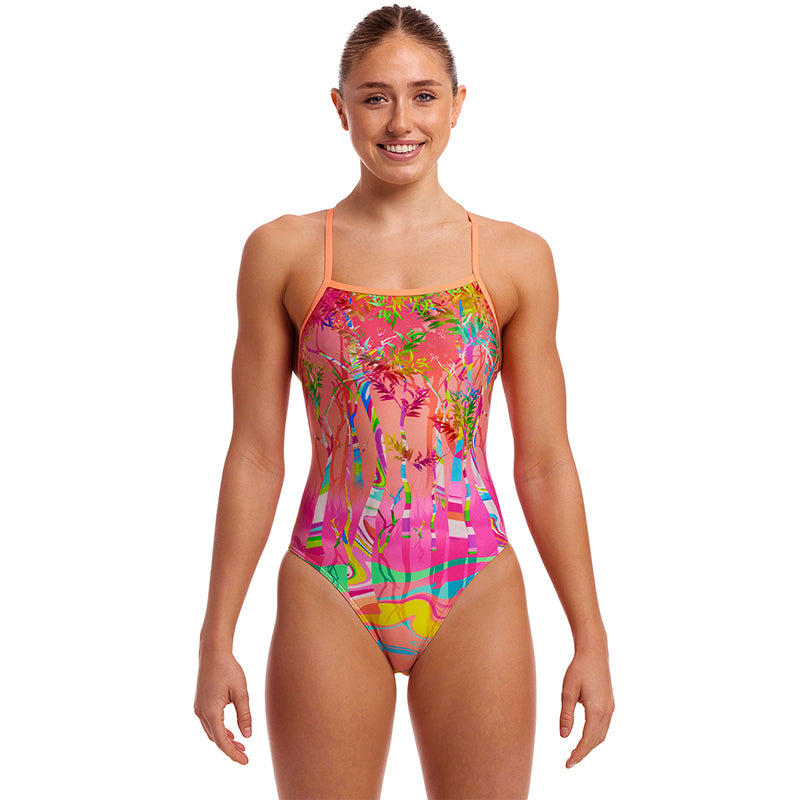 Funkita - Lost Lake - Ladies Eco Tie Me Tight One Piece