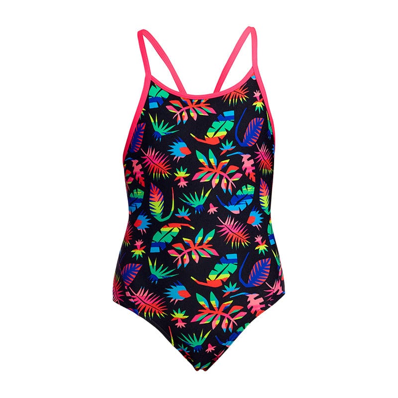 Funkita - Lost Leaf - Girls Eco Diamond Back One Piece