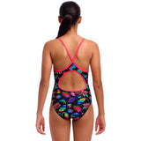 Funkita - Lost Leaf - Girls Eco Diamond Back One Piece