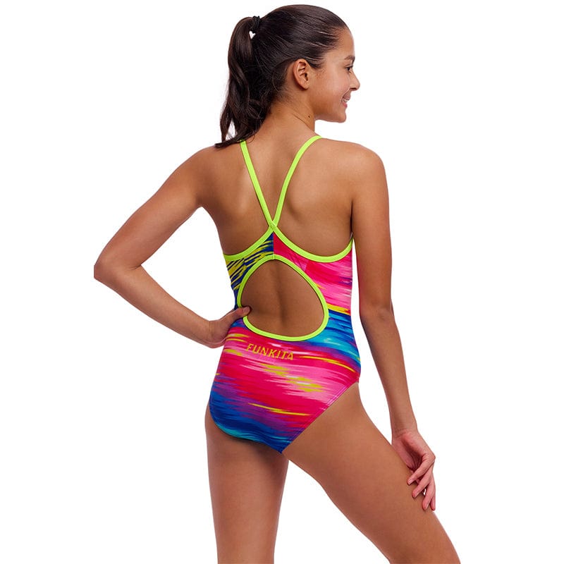 Funkita - Lost Ocean - Girls Eco Diamond Back One Piece
