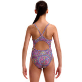 Funkita - Love Lacy - Girls Eco Diamond Back One Piece