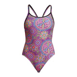 Funkita - Love Lacy - Ladies Eco Diamond Back One Piece