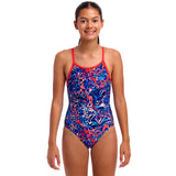 Funkita - Mad Cat - Girls Eco Diamond Back One Piece