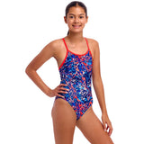 Funkita - Mad Cat - Girls Eco Diamond Back One Piece