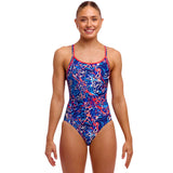 Funkita - Mad Cat - Ladies Eco Diamond Back One Piece