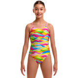 Funkita - Maybe Wavy - Girls Eco Single Strap One Piece