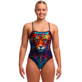 Funkita - Meow Baby - Ladies Eco Single Strap One Piece