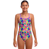 Funkita - Mess Match - Girls Eco Single Strap One Piece