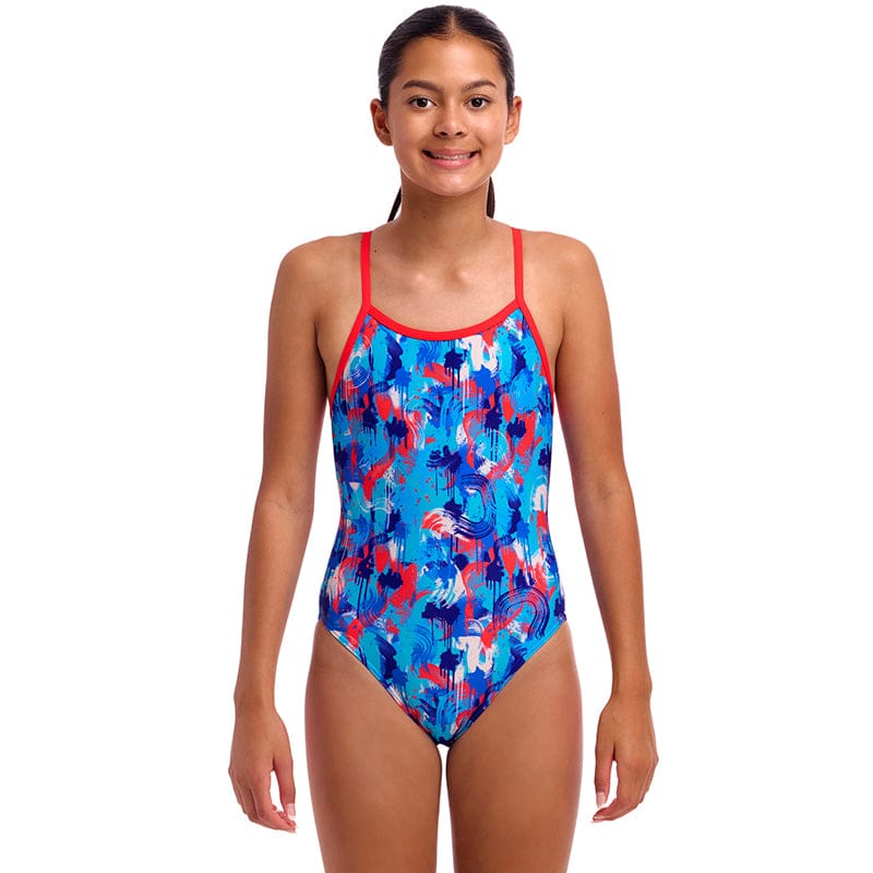 Funkita - Messy Messy Messy - Girls Eco Single Strap One Piece