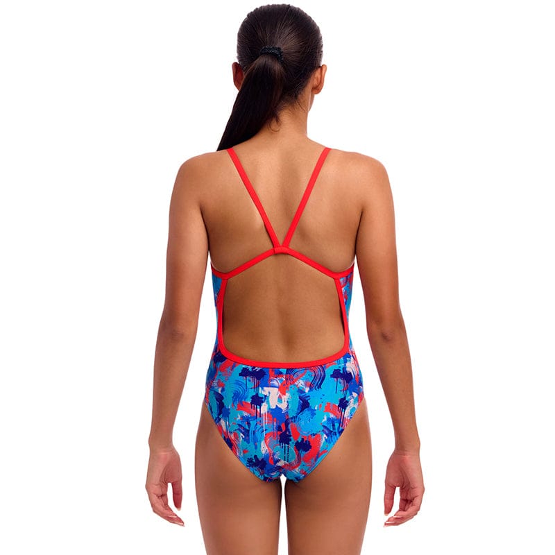 Funkita - Messy Messy Messy - Girls Eco Single Strap One Piece