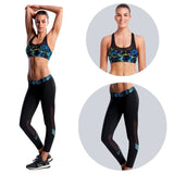 Funkita - Midnight Marble - Racerback Active Crop Top & Meshed Up 7/8 Active Tight