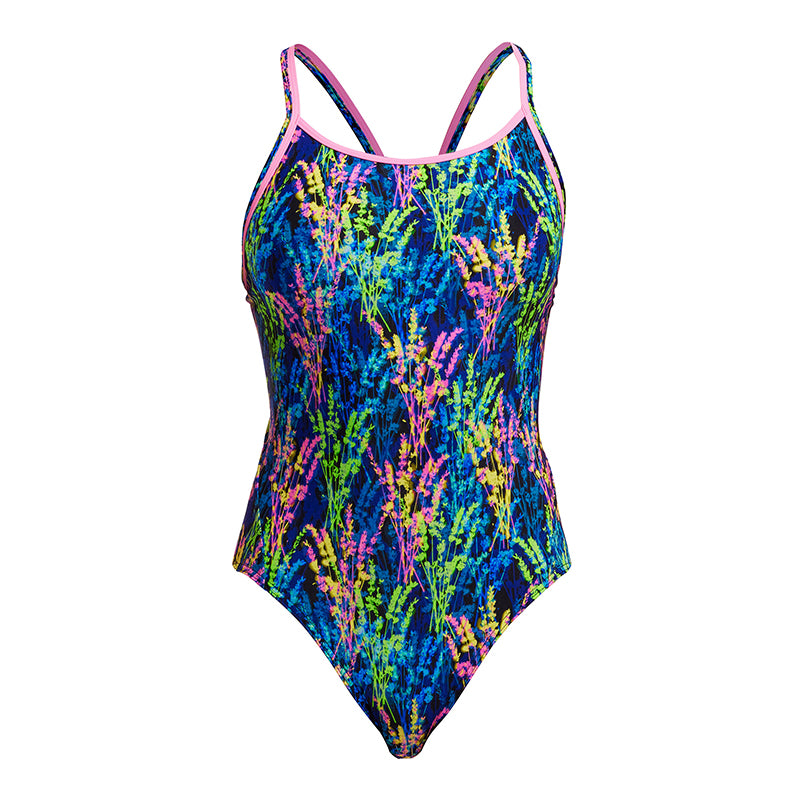 Funkita - Midnight Meadow - Ladies Eco Diamond Back One Piece