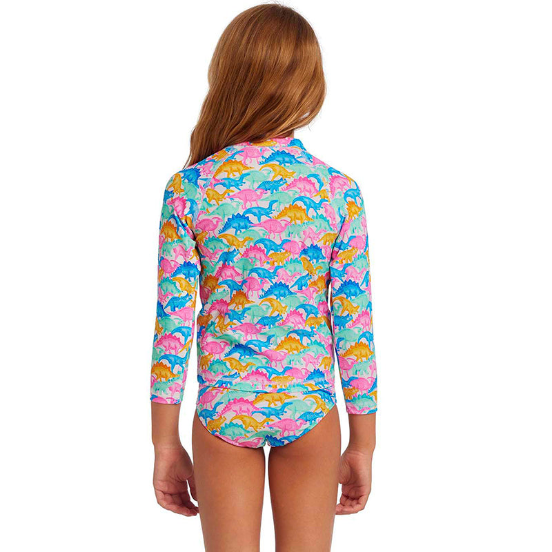 Funkita - Minisaurus - Toddler Girls Zippy Rash Vest