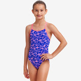 Funkita - Minky Pinky - Girls Diamond Back One Piece