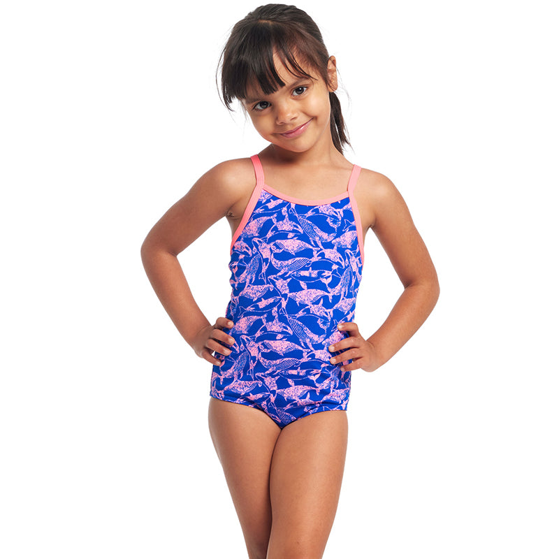 Funkita - Minky Pinky - Toddler Girls Printed One Piece