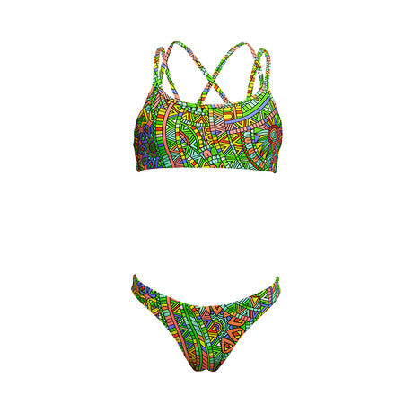 Funkita - Minty Mixer - Girls Criss Cross Two Piece
