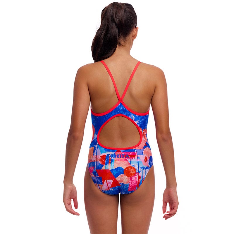 Funkita - Miss Adventure - Girls Eco Diamond Back One Piece
