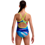 Funkita - Muscle Mad - Girls Eco Diamond Back One Piece