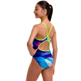 Funkita - Muscle Mad - Girls Eco Diamond Back One Piece