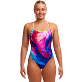 Funkita - Muscle Mad - Ladies Eco Diamond Back One Piece