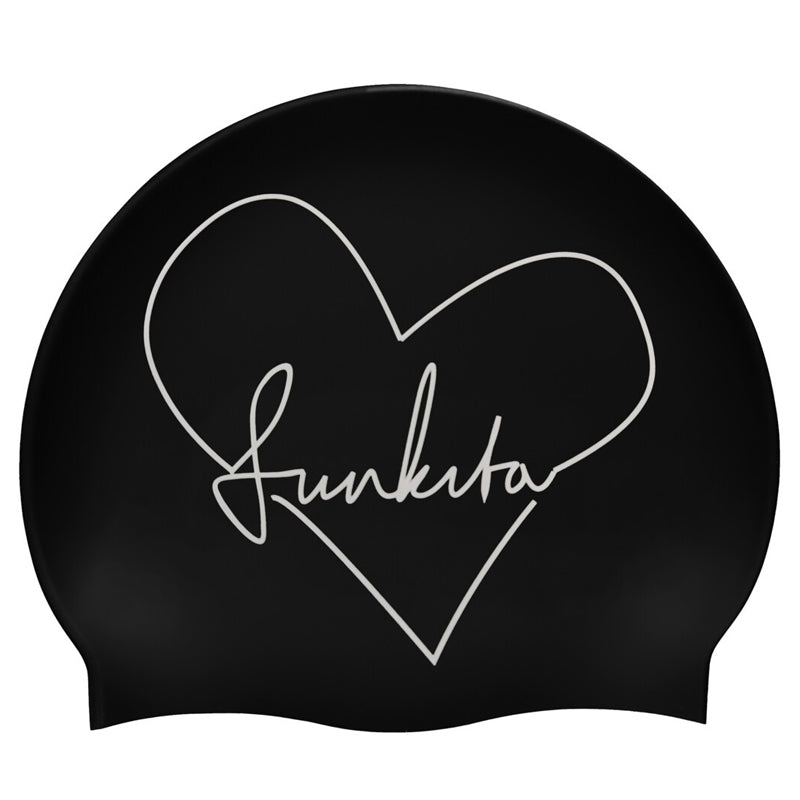 Funkita - Night Heart - Silicone Swimming Cap