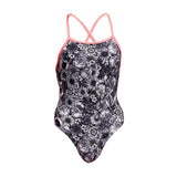Funkita - Nights Rose - Girls Eco Tie Me Tight One Piece