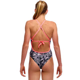 Funkita - Nights Rose - Girls Eco Tie Me Tight One Piece