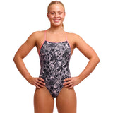 Funkita - Nights Rose - Ladies Eco Tie Me Tight One Piece