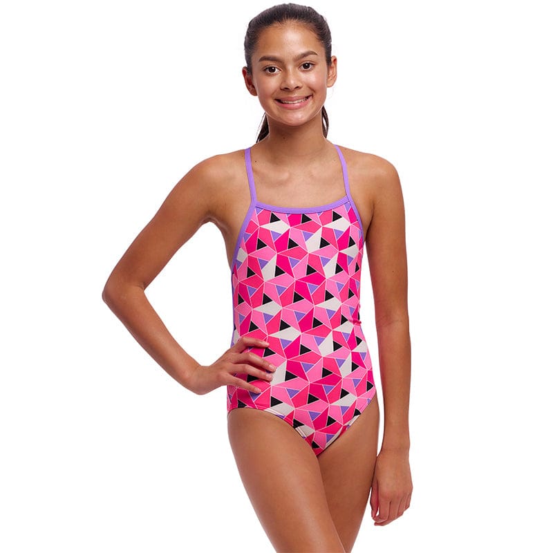 Funkita - Ninja Star - Girls Eco Strapped In One Piece