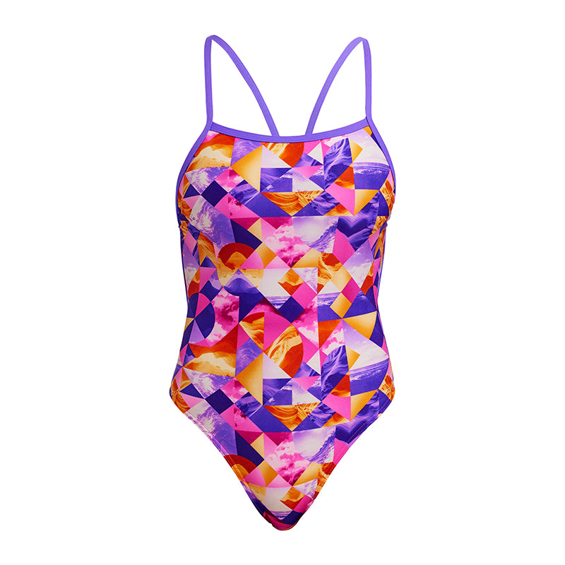 Funkita - Ocean Sunset - Ladies Eco Single Strength One Piece