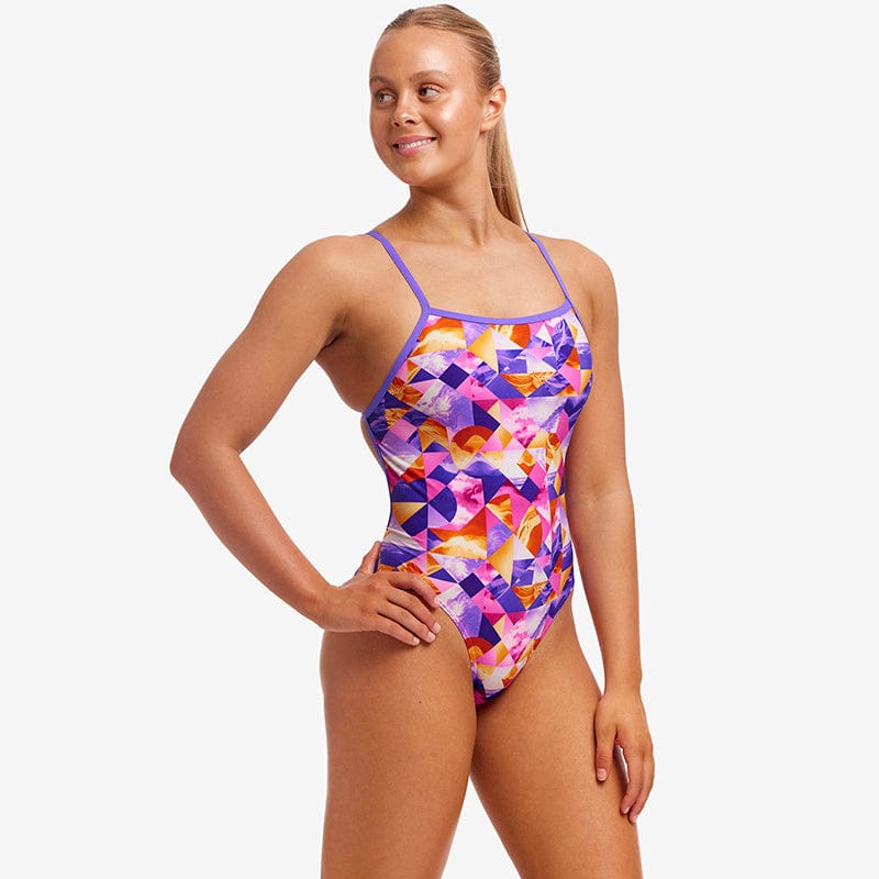 Funkita - Ocean Sunset - Ladies Eco Single Strength One Piece