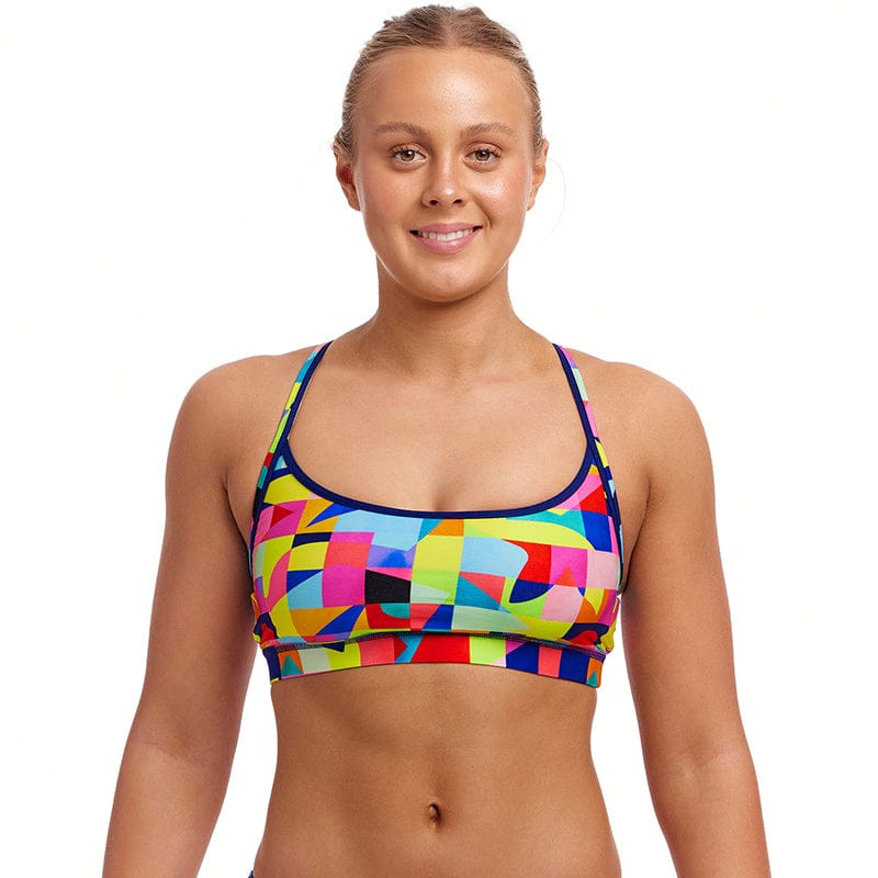 Funkita - On The Grid - Ladies Eco Sports Top