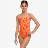 Funkita - Orange Crush - Girls Single Strap One Piece