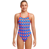 Funkita - Out Foxed - Girls Eco Diamond Back One Piece