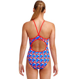 Funkita - Out Foxed - Girls Eco Diamond Back One Piece