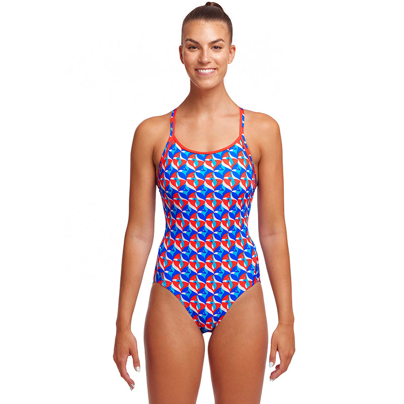 Funkita - Out Foxed - Ladies Eco Diamond Back One Piece