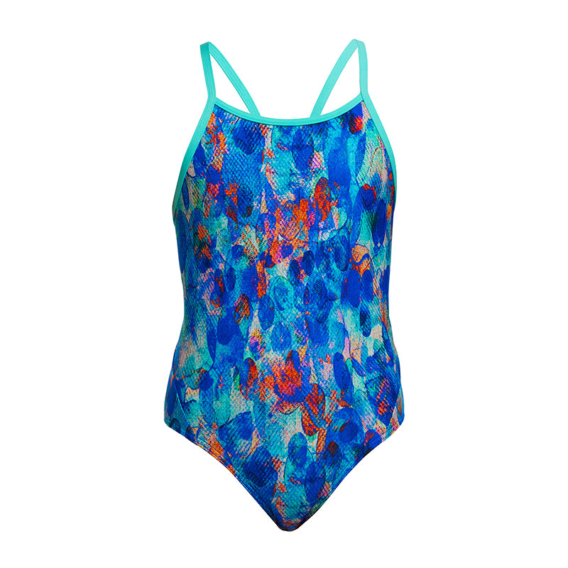 Funkita - Paint Press - Girls Eco Diamond Back One Piece