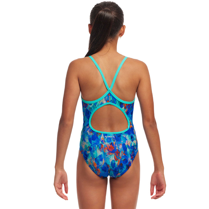 Funkita - Paint Press - Girls Eco Diamond Back One Piece