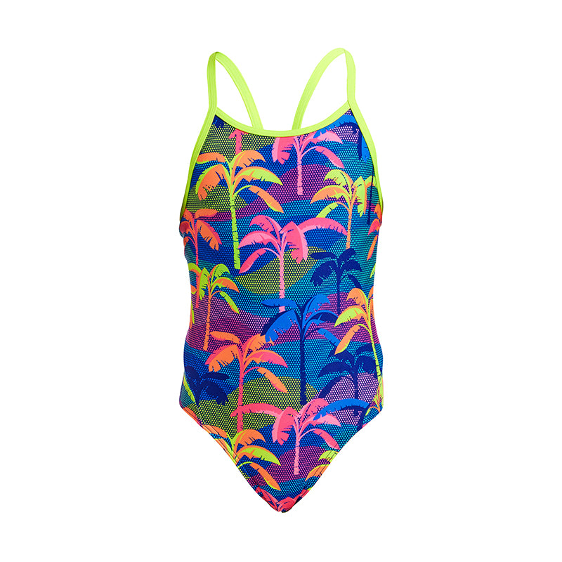 Funkita - Palm A Lot - Girls Eco Diamond Back One Piece – Aqua Swim ...