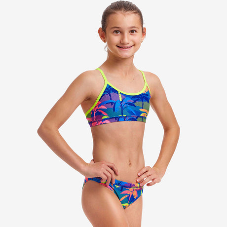 Funkita - Palm A Lot - Girls Eco Racerback Two Piece