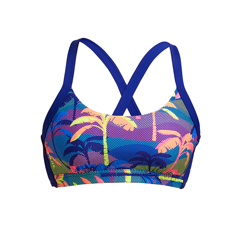 Funkita - Palm A Lot - Ladies Hold Steady Crop Top