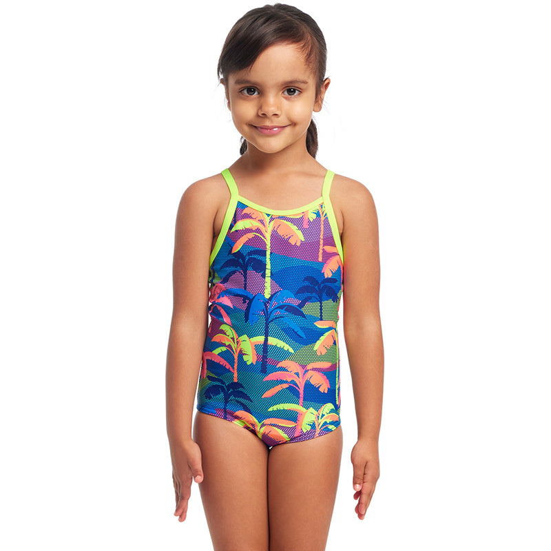 Funkita - Palm A Lot - Toddler Girls Eco Printed One Piece