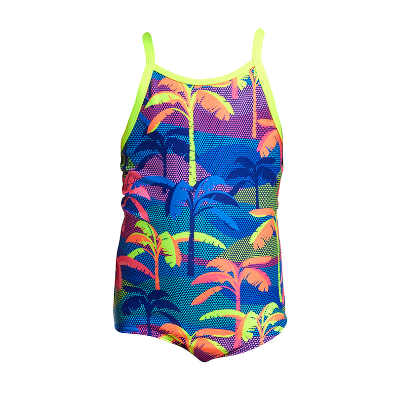 Funkita - Palm A Lot - Toddler Girls Eco Printed One Piece