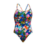 Funkita - Palm Prism - Ladies Eco Diamond Back One Piece