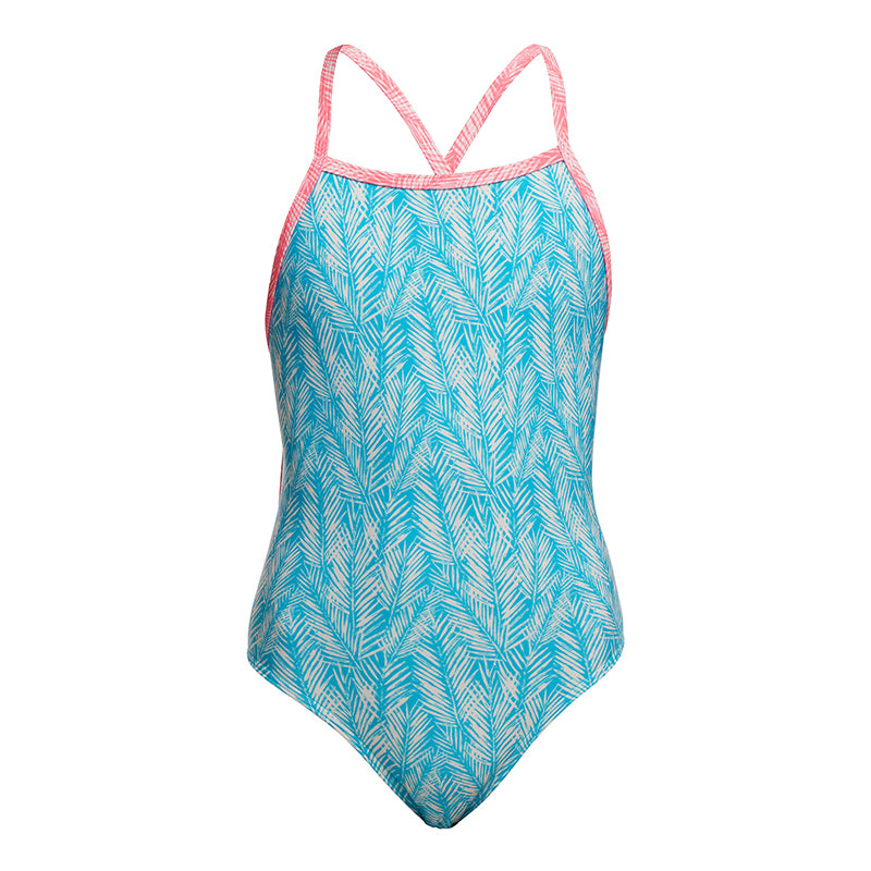 Funkita - Palm Star - Girls Eco Tie Me Tight One Piece