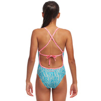 Funkita - Palm Star - Girls Eco Tie Me Tight One Piece