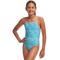Funkita - Palm Star - Girls Eco Tie Me Tight One Piece