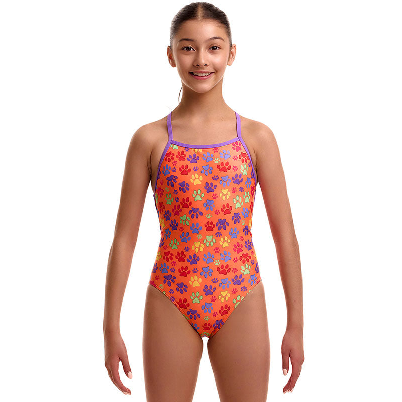 Funkita - Paw Paw - Girls Eco Strapped In One Piece